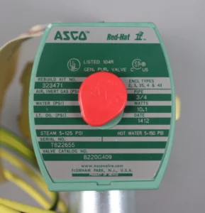 Asco 8220G409 Solenoid Valve
