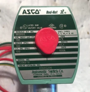 Asco 8263G206 Solenoid Valve