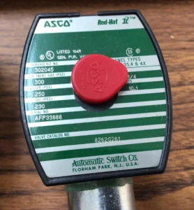 Asco 8262G261 Solenoid Valve