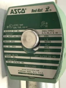 Asco 8263G300 Solenoid Valve