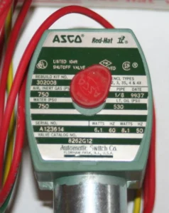 Asco 8262G012 Solenoid Valve 8262G12