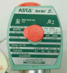 Asco 8222G066 Solenoid Valve 8222G66