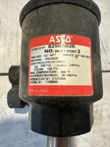 Asco 8290A026 Solenoid Valve 8290A26
