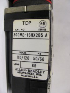 Allen Bradley 800MB-16HX2BS Operator – New in Stock