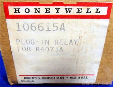 Honeywell 106615A Plug-in Relay – In Stock