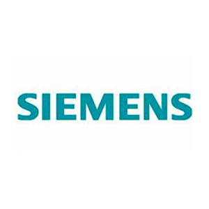 SIEMENS logo teal with white background